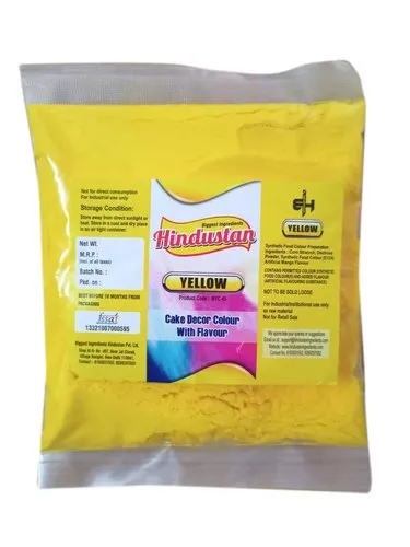 100g Yellow Cake Color With Flavour